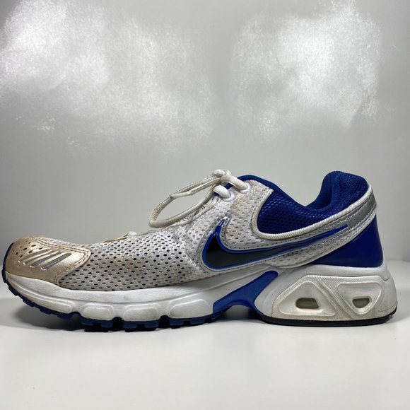 Nike Men Shoes Athletic BRS 1000 Max Air 312673 101 XD White/Blue Sz 9.5 - Picture 9 of 14